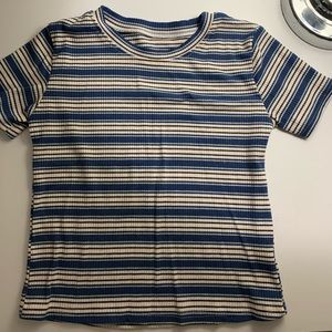 Blue, Gold, and Brown Sparkle Shirt